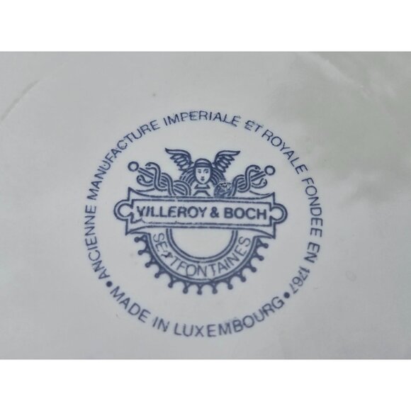 6 Villeroy & Boch Assiettes Rooster 7 3/4" Salad Plates Luxembourg - Picture 4 of 4